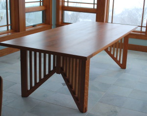 Wright Oak Dining Table 