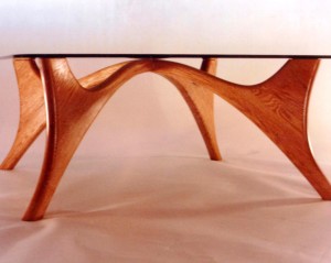 Coffee Table in Red Oak